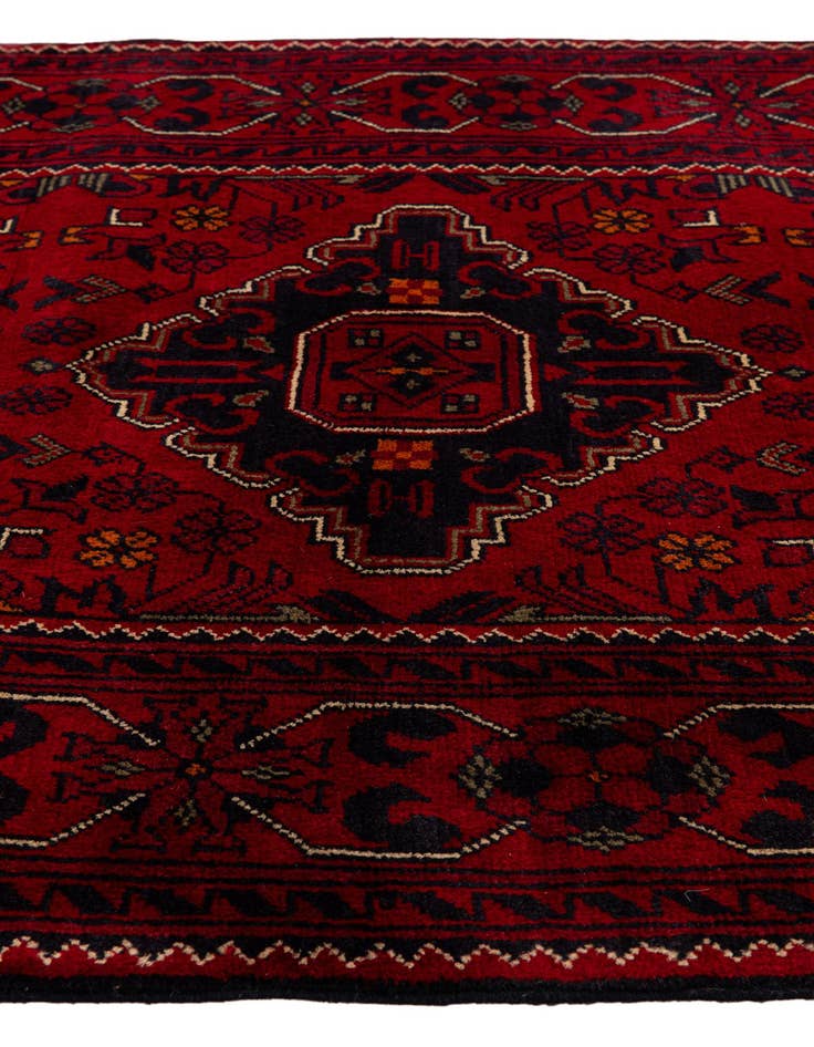 Detail image of  2' 9 x 12' 4  Hand Knotted Khal Mohammadi Wool Runner Rug