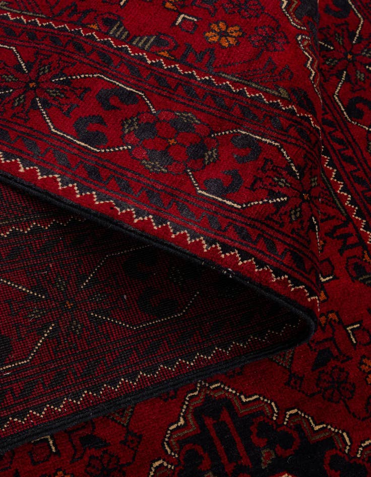 Detail image of  2' 9 x 12' 4  Hand Knotted Khal Mohammadi Wool Runner Rug