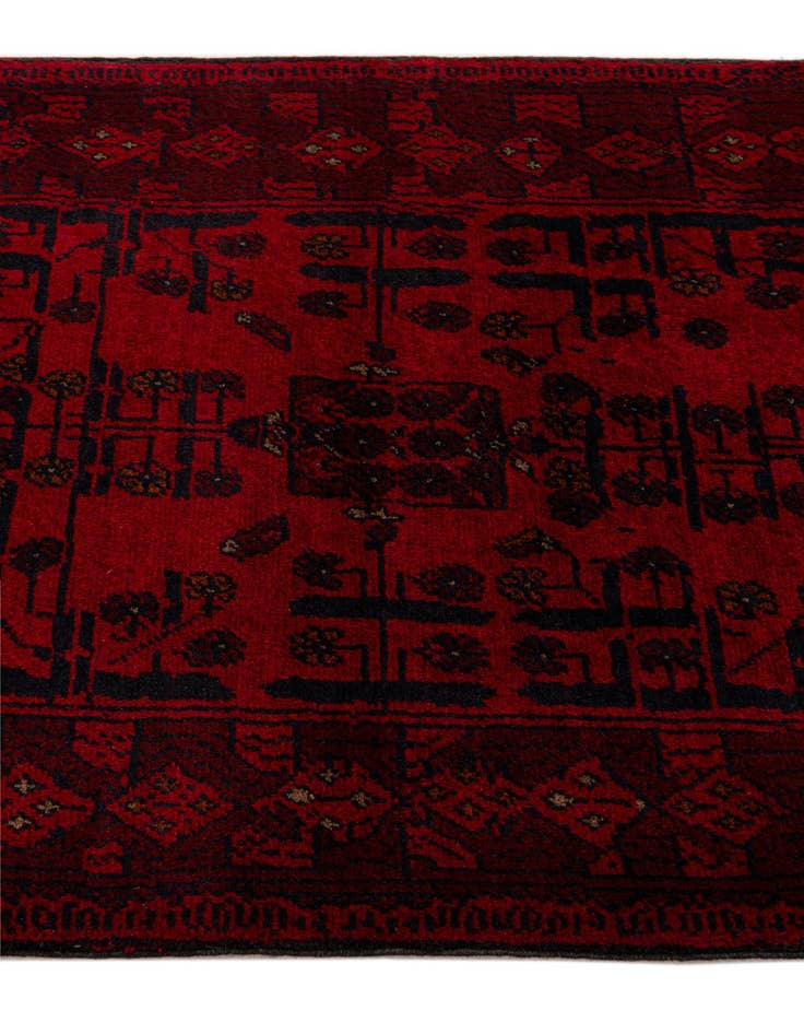 Detail image of  2' 10 x 5' 11  Hand Knotted Khal Mohammadi Wool Runner Rug