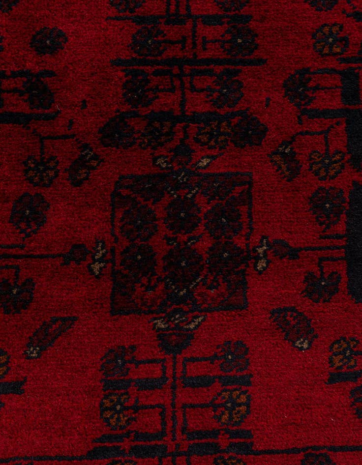 Detail image of  2' 10 x 5' 11  Hand Knotted Khal Mohammadi Wool Runner Rug