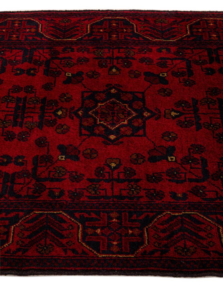 Detail image of  2' 10 x 6' 4  Hand Knotted Khal Mohammadi Wool Runner Rug