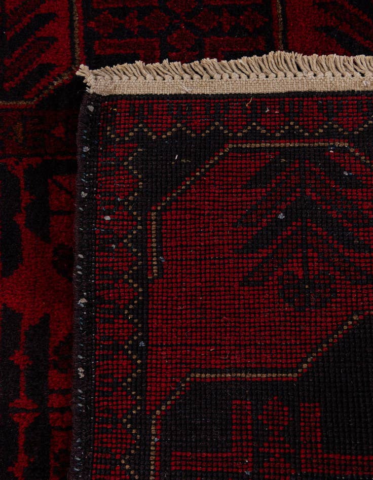 Detail image of  2' 10 x 6' 3  Hand Knotted Khal Mohammadi Wool Runner Rug