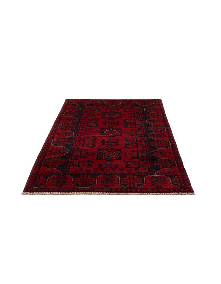 Detail image of  2' 8 x 6' 5  Hand Knotted Khal Mohammadi Wool Runner Rug