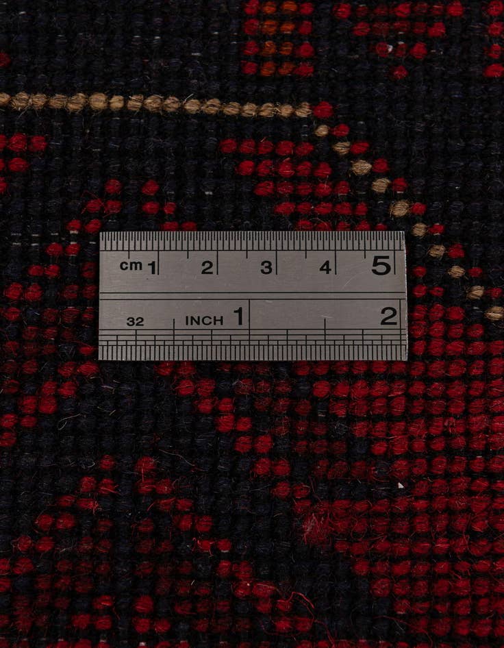 Detail image of  2' 8 x 6' 5  Hand Knotted Khal Mohammadi Wool Runner Rug