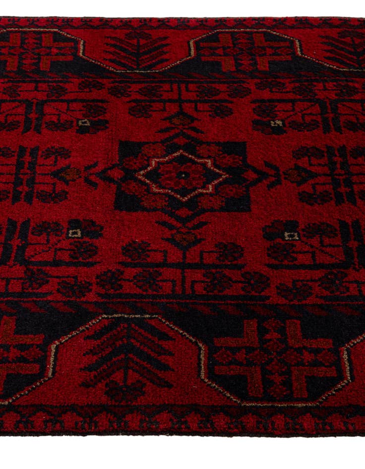 Detail image of  2' 8 x 6' 5  Hand Knotted Khal Mohammadi Wool Runner Rug
