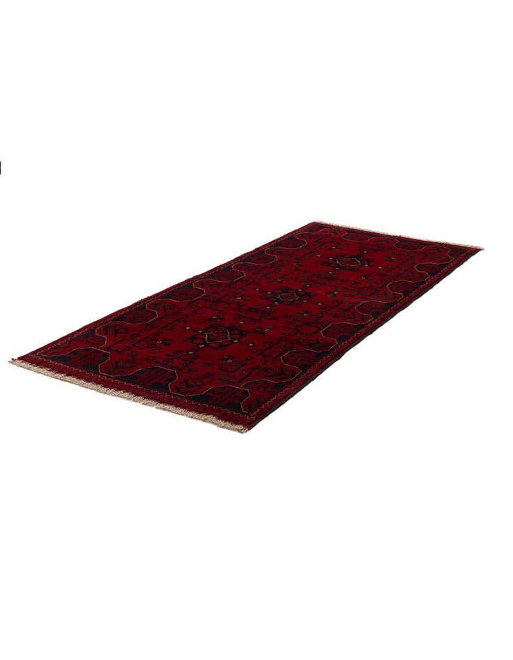 Detail image of  2' 10 x 6' 5  Hand Knotted Khal Mohammadi Wool Runner Rug