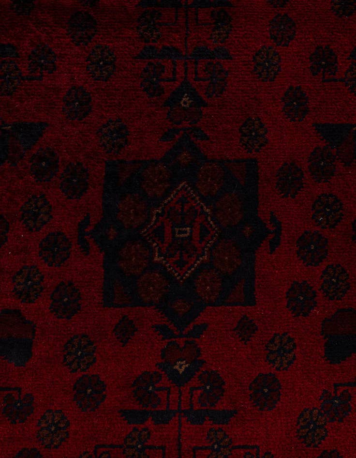 Detail image of  2' 10 x 6' 2  Hand Knotted Khal Mohammadi Wool Runner Rug