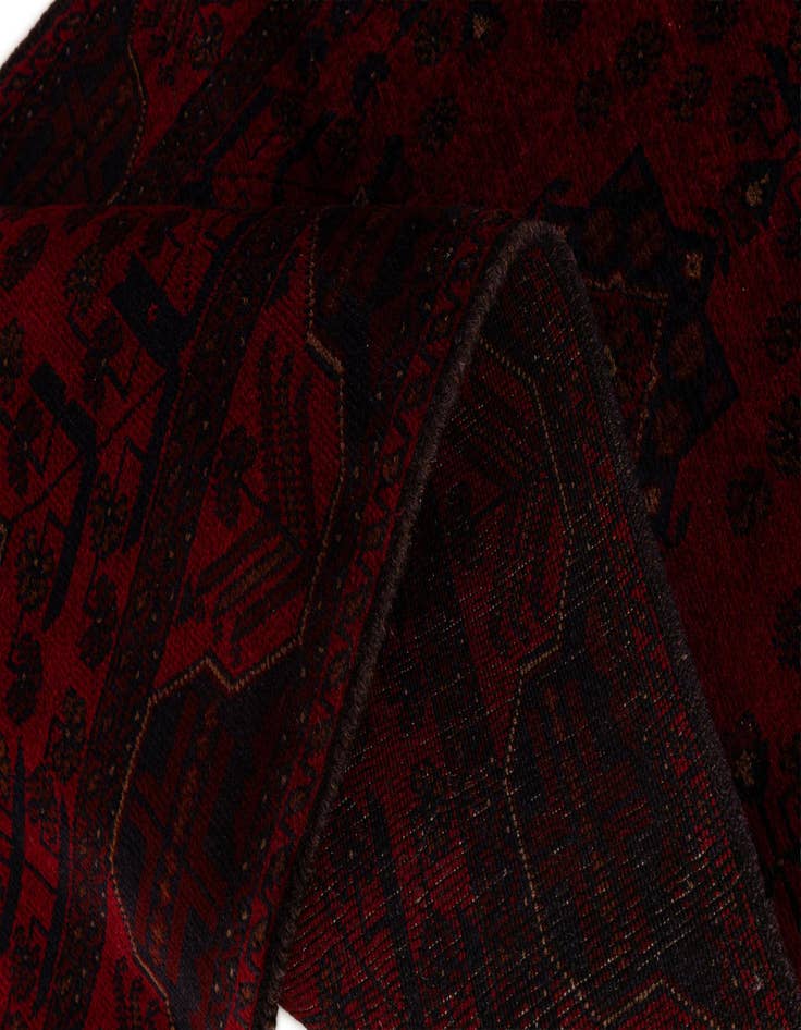 Detail image of  2' 10 x 6' 2  Hand Knotted Khal Mohammadi Wool Runner Rug