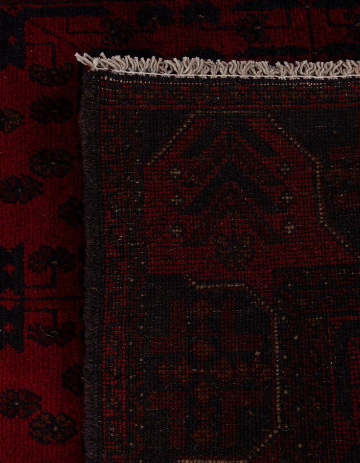 Detail image of  2' 10 x 6' 2  Hand Knotted Khal Mohammadi Wool Runner Rug