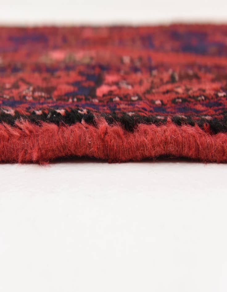 Detail image of  3' 5 x 9' 8  Hand Knotted Khamseh Persian Wool Runner Rug