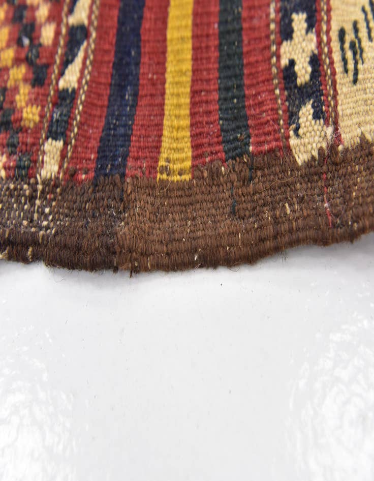 Detail image of  5' 10 x 12' 7  Hand Woven Kilim Fars Wool Runner Rug