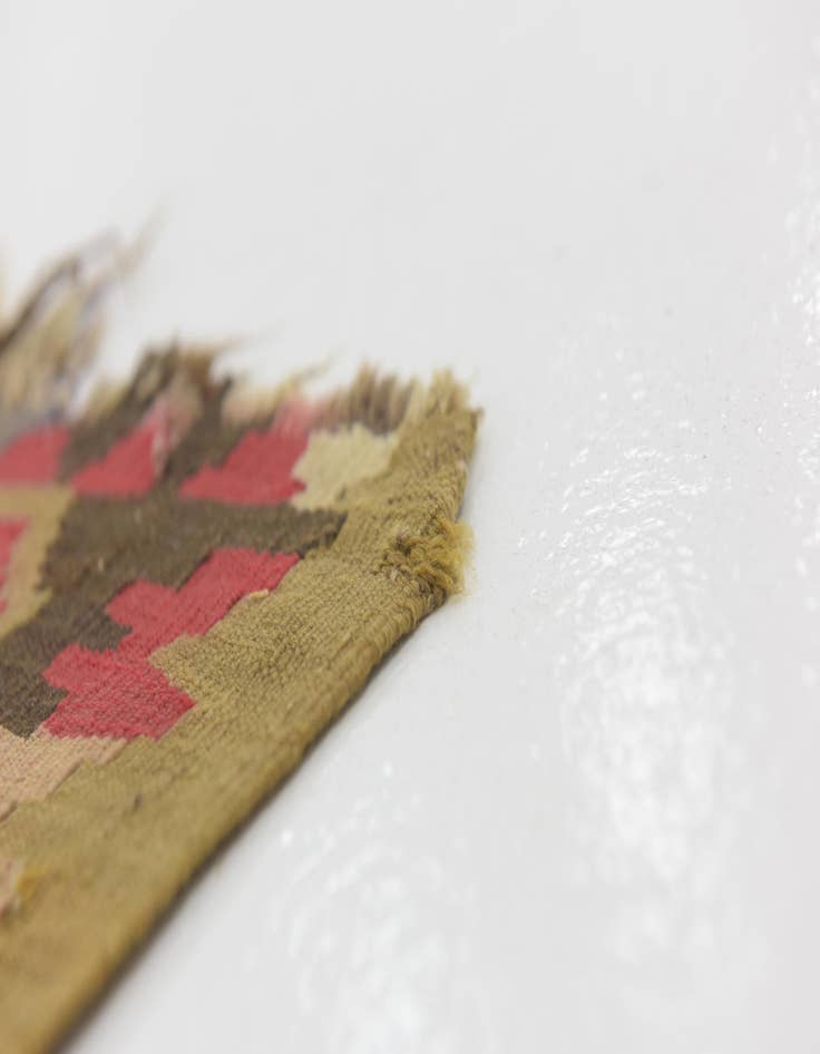 Detail image of  5' 4 x 11' 2  Hand Woven Kilim Fars Wool Runner Rug