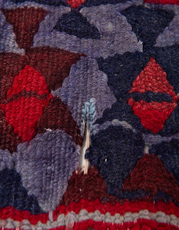 Detail image of  3' 10 x 7' 5  Hand Woven Kilim Fars Wool Runner Rug