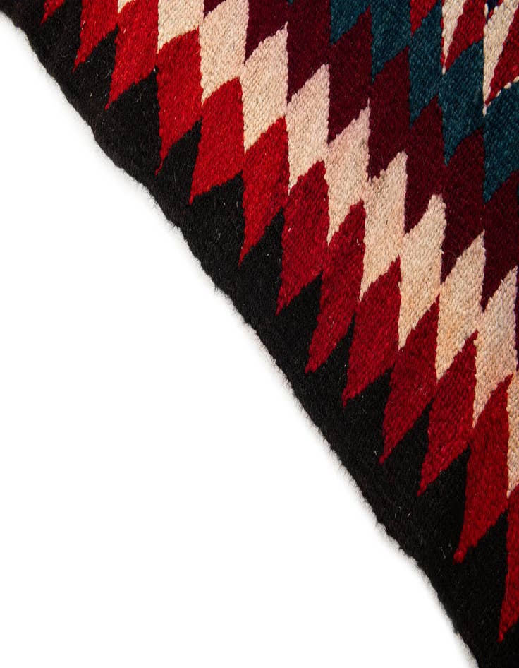 Detail image of  4' 10 x 8' 10  Hand Woven Kilim Fars Wool Runner Rug