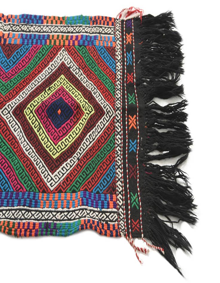 Detail image of  2' 3 x 8' 6  Hand Knotted Kilim Fars Persian Wool Runner Rug