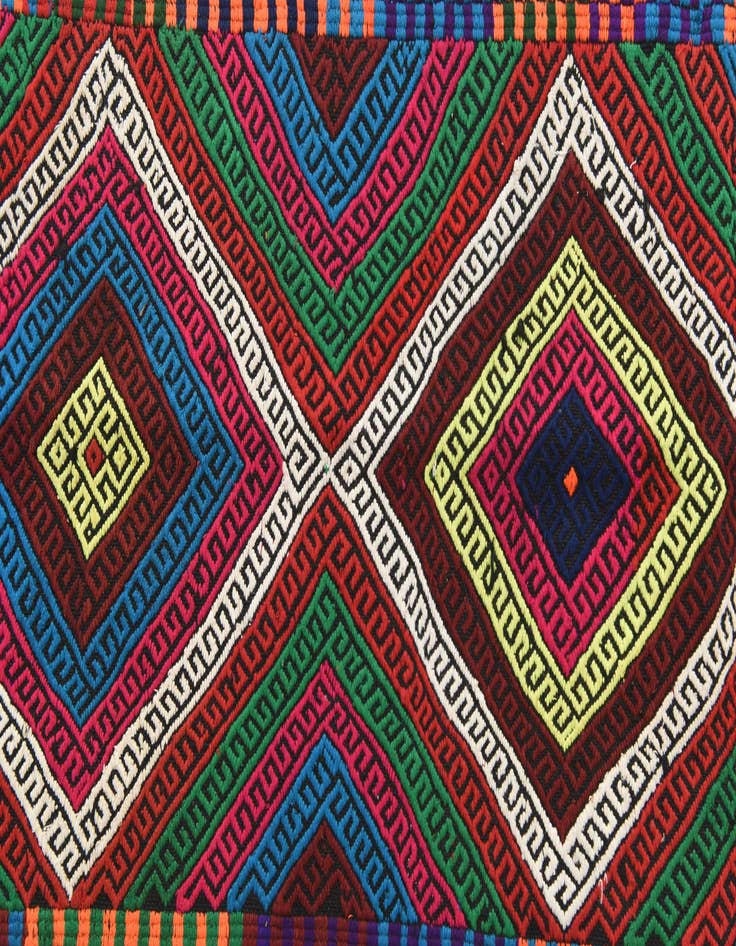 Detail image of  2' 3 x 8' 6  Hand Knotted Kilim Fars Persian Wool Runner Rug