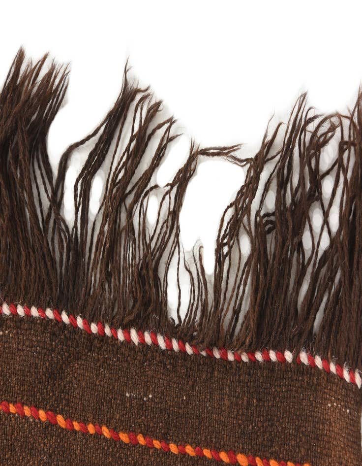 Detail image of  2' 6 x 9' 9  Hand Knotted Kilim Fars Persian Wool Runner Rug