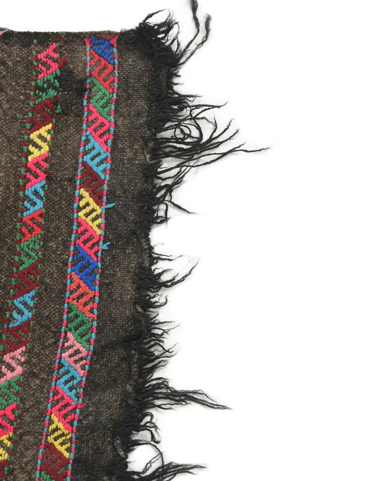 Detail image of  2' 1 x 8' 1  Hand Knotted Kilim Fars Persian Wool Runner Rug