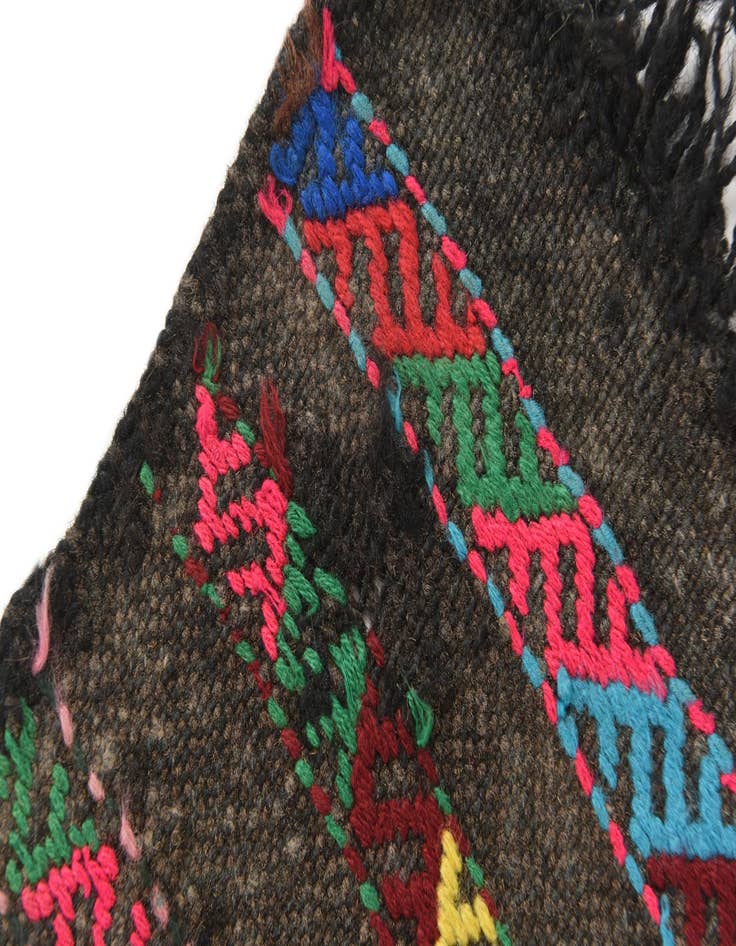 Detail image of  2' 1 x 8' 1  Hand Knotted Kilim Fars Persian Wool Runner Rug