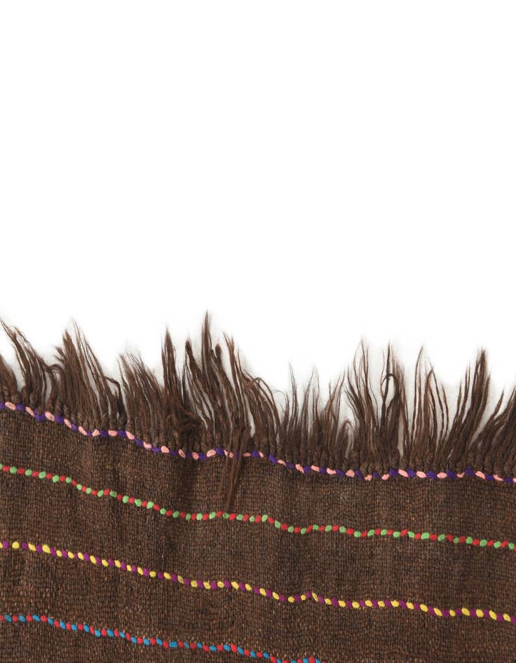 Detail image of  2' x 8'  Hand Knotted Kilim Fars Persian Wool Runner Rug