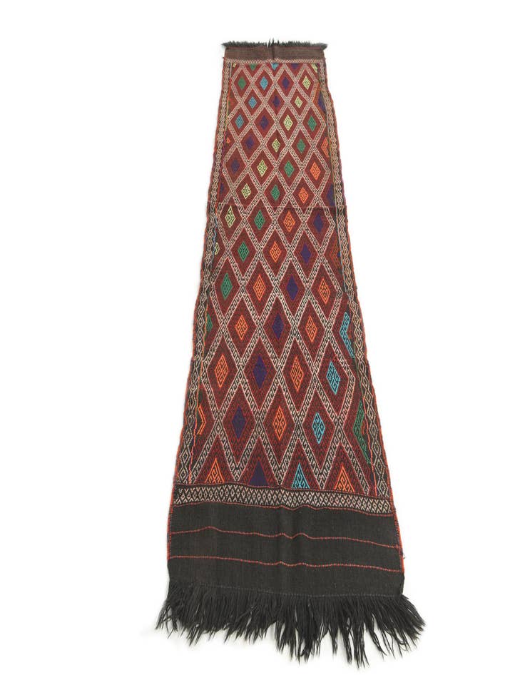 Detail image of  2' 5 x 8' 6  Hand Knotted Kilim Fars Persian Wool Runner Rug