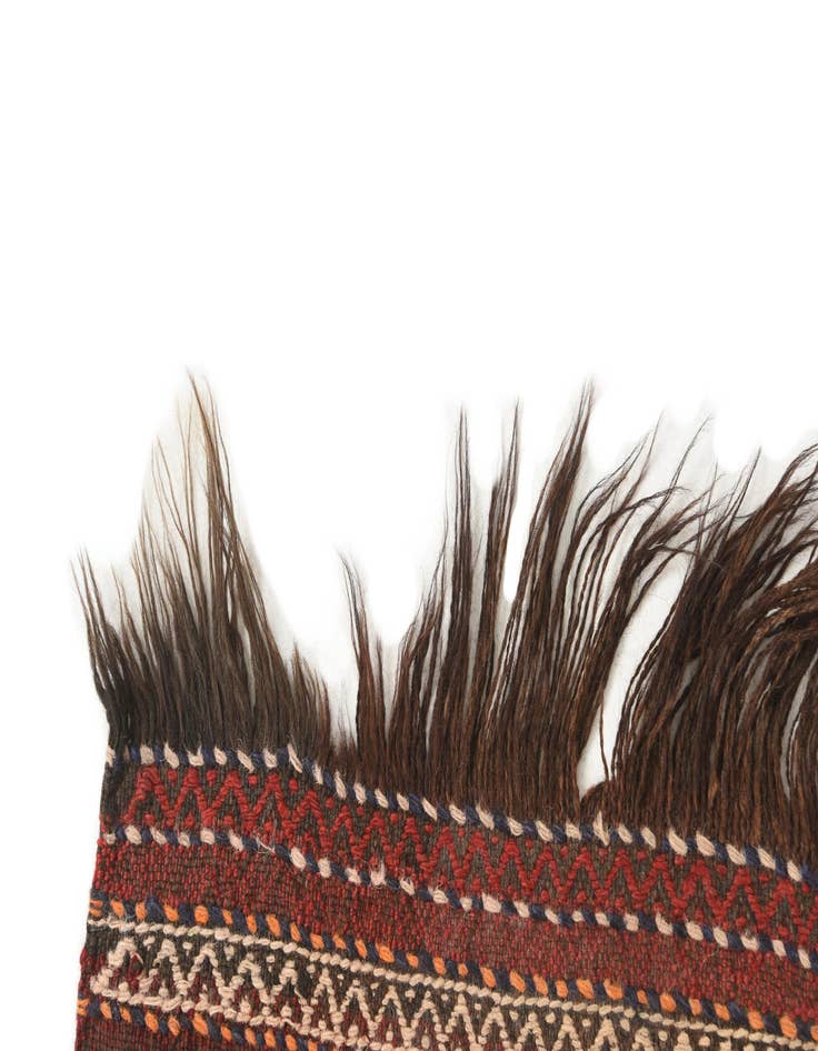 Detail image of  2' 1 x 7' 3  Hand Knotted Kilim Fars Persian Wool Runner Rug