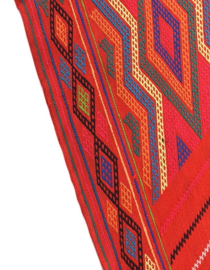 Detail image of  2' 9 x 8' 3  Hand Knotted Kilim Fars Persian Wool Runner Rug