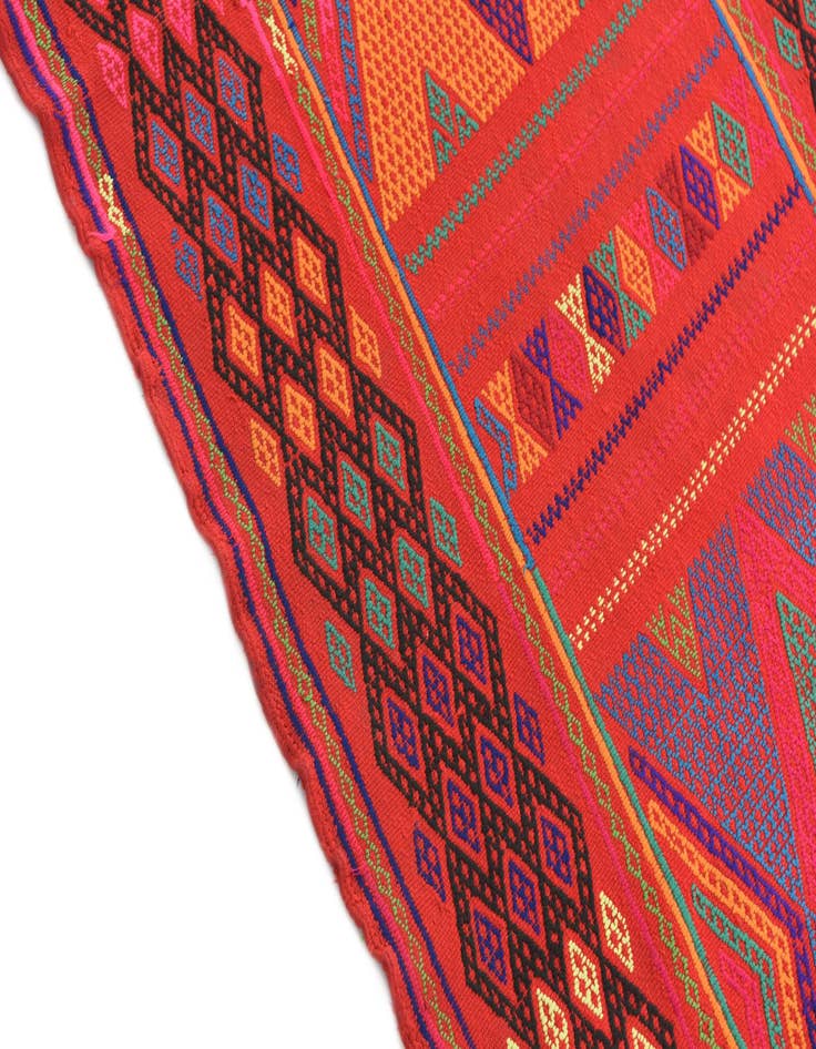 Detail image of  2' 6 x 8'  Hand Knotted Kilim Fars Persian Wool Runner Rug