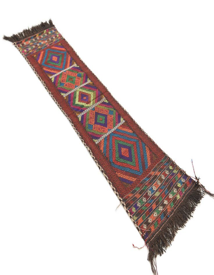 Detail image of  2' 8 x 7' 3  Hand Knotted Kilim Fars Persian Wool Runner Rug