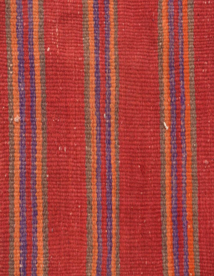 Detail image of  3' 10 x 10' 8  Hand Woven Kilim Fars Wool Runner Rug