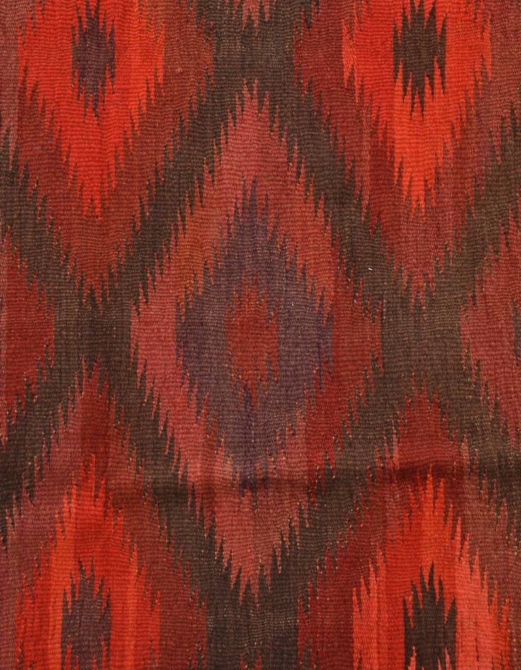 Detail image of  4' x 13' 1  Hand Woven Kilim Fars Wool Runner Rug