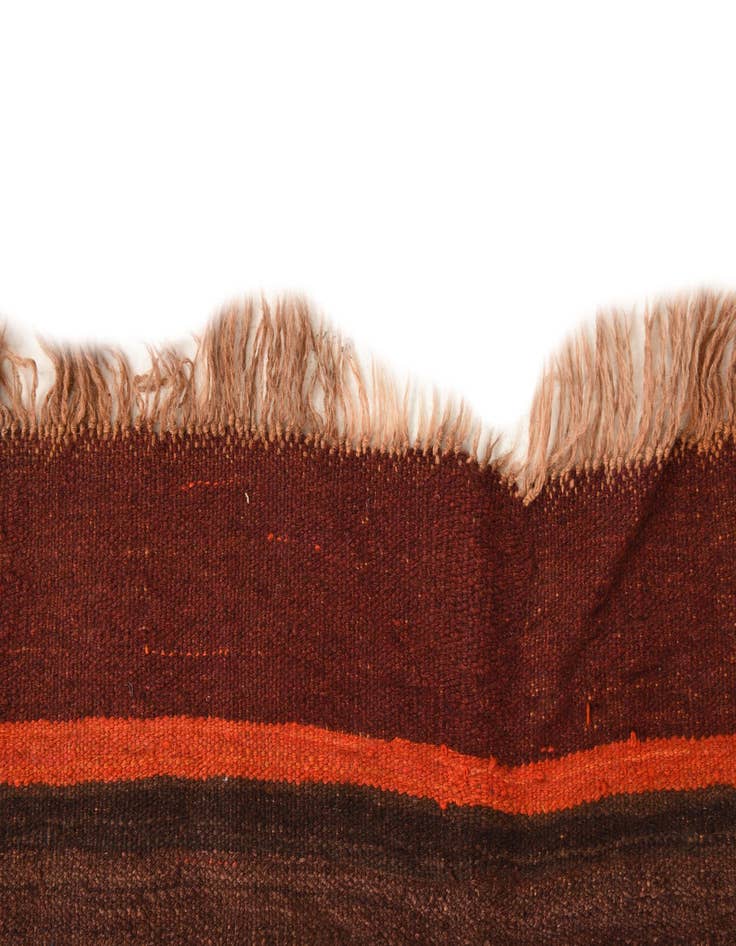 Detail image of  4' x 13' 1  Hand Woven Kilim Fars Wool Runner Rug