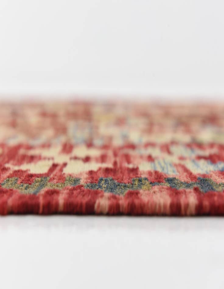 Detail image of  3' 4 x 6' 6  Hand Woven Kilim Maymana Wool Runner Rug