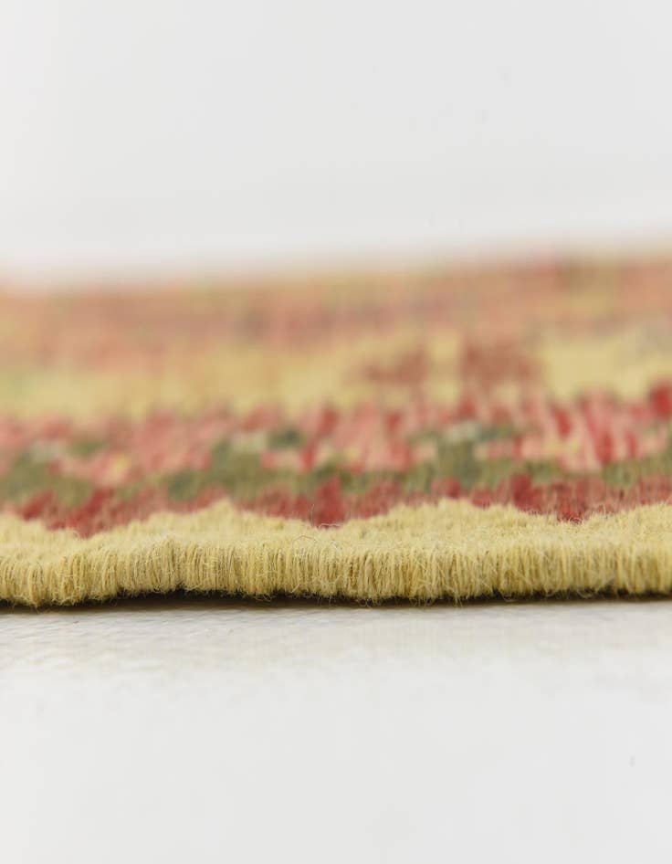 Detail image of  3' 3 x 6' 5  Hand Woven Kilim Maymana Wool Runner Rug