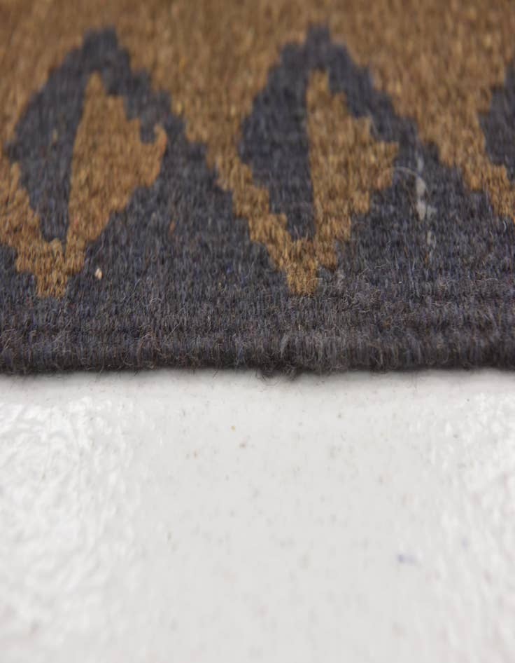 Detail image of  3' 5 x 6' 5  Hand Woven Kilim Maymana Wool Runner Rug