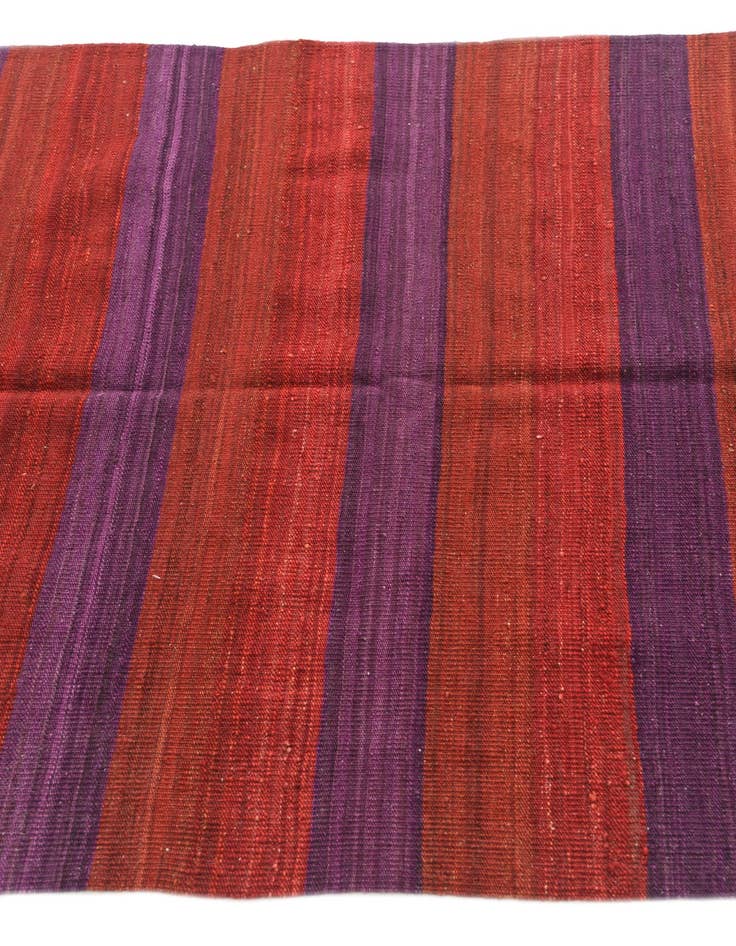 Detail image of  3' 5 x 6' 10  Hand Woven Kilim Modern Wool Runner Rug