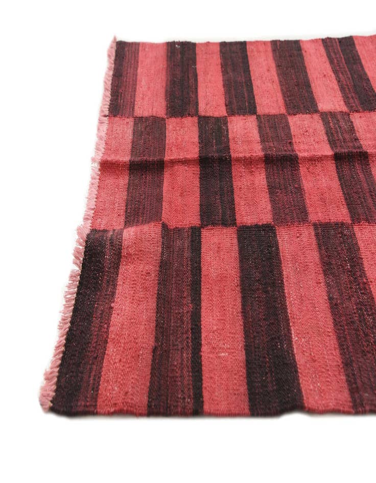 Detail image of  2' 7 x 5' 4  Hand Woven Kilim Modern Wool Runner Rug