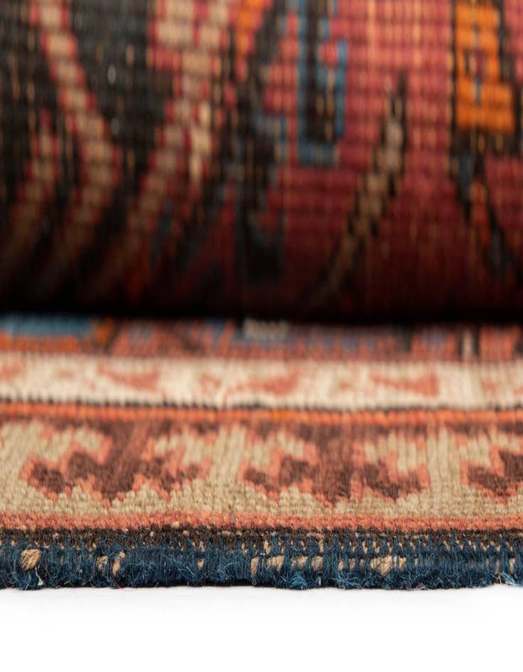 Detail image of  3' 5 x 13' 3 Kilim Wool Runner Rug