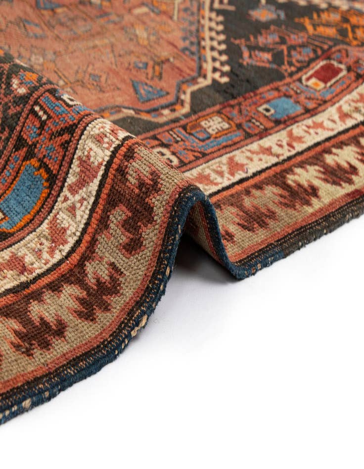 Detail image of  3' 5 x 13' 3 Kilim Wool Runner Rug