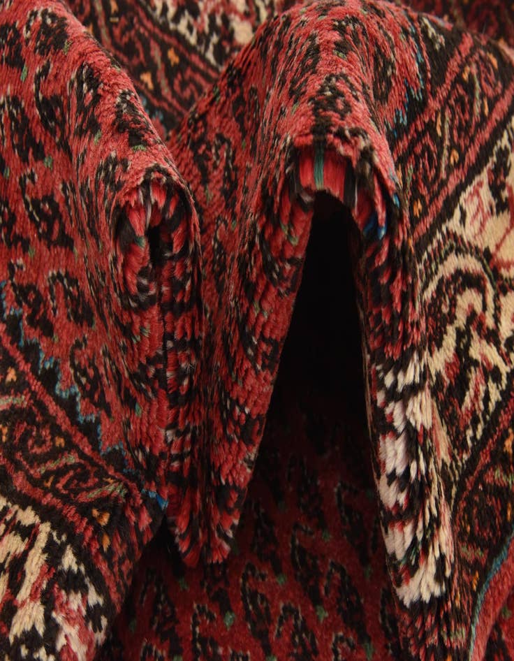 Detail image of 3' 6 x 10' 2 Hand Knotted Koliaei Persian Wool Runner Rug