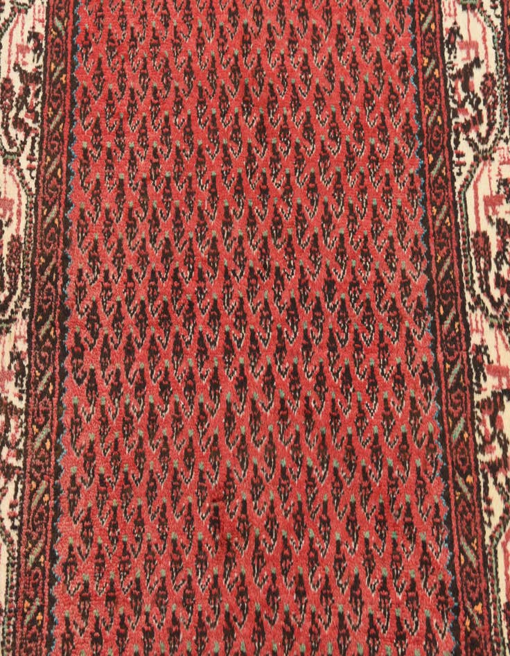 Detail image of 3' 6 x 10' 2 Hand Knotted Koliaei Persian Wool Runner Rug