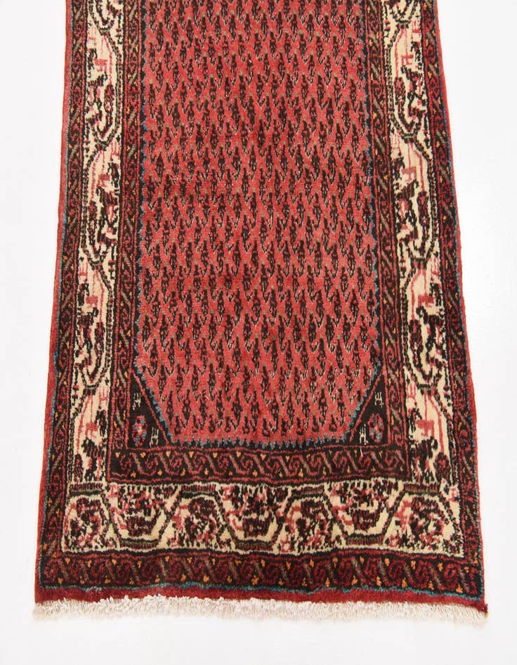 Detail image of 3' 6 x 10' 2 Hand Knotted Koliaei Persian Wool Runner Rug