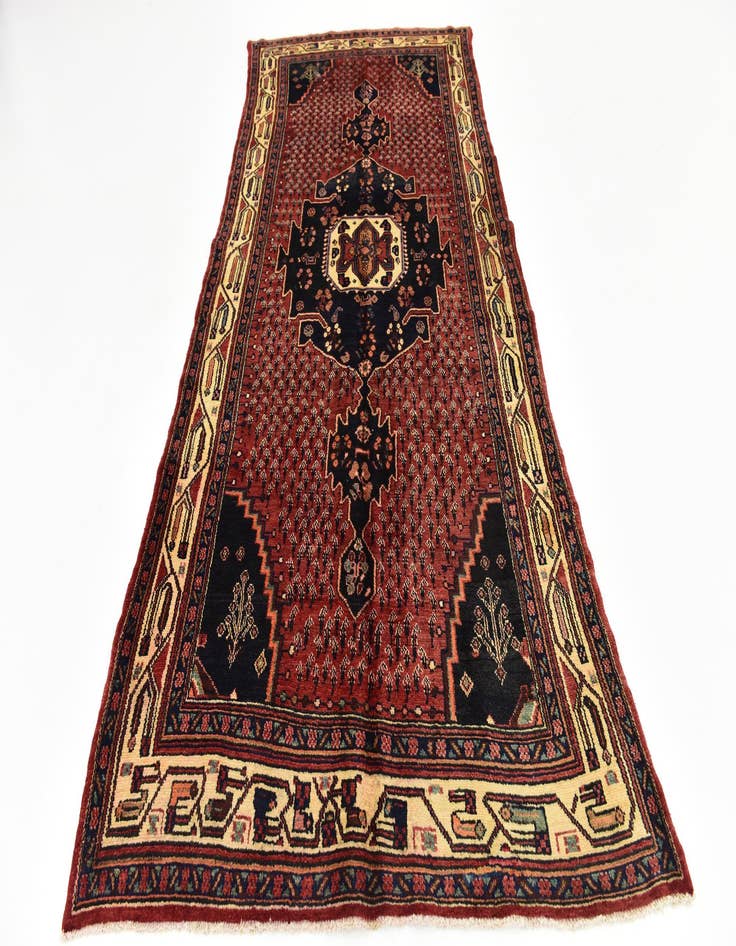 Detail image of 5' x 10' 7 Hand Knotted Koliaei Persian Wool Runner Rug