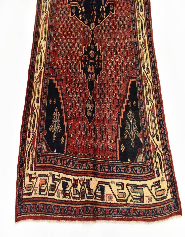 Detail image of 5' x 10' 7 Hand Knotted Koliaei Persian Wool Runner Rug