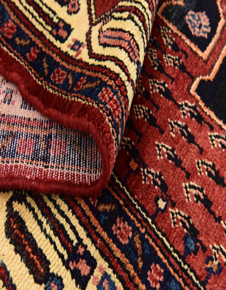 Detail image of 5' x 10' 7 Hand Knotted Koliaei Persian Wool Runner Rug