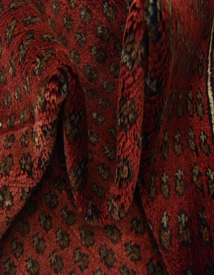 Detail image of  4' 5 x 10' 8  Hand Knotted Koliaei Persian Wool Runner Rug