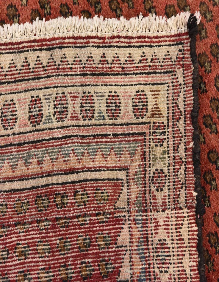Detail image of  4' 5 x 10' 8  Hand Knotted Koliaei Persian Wool Runner Rug