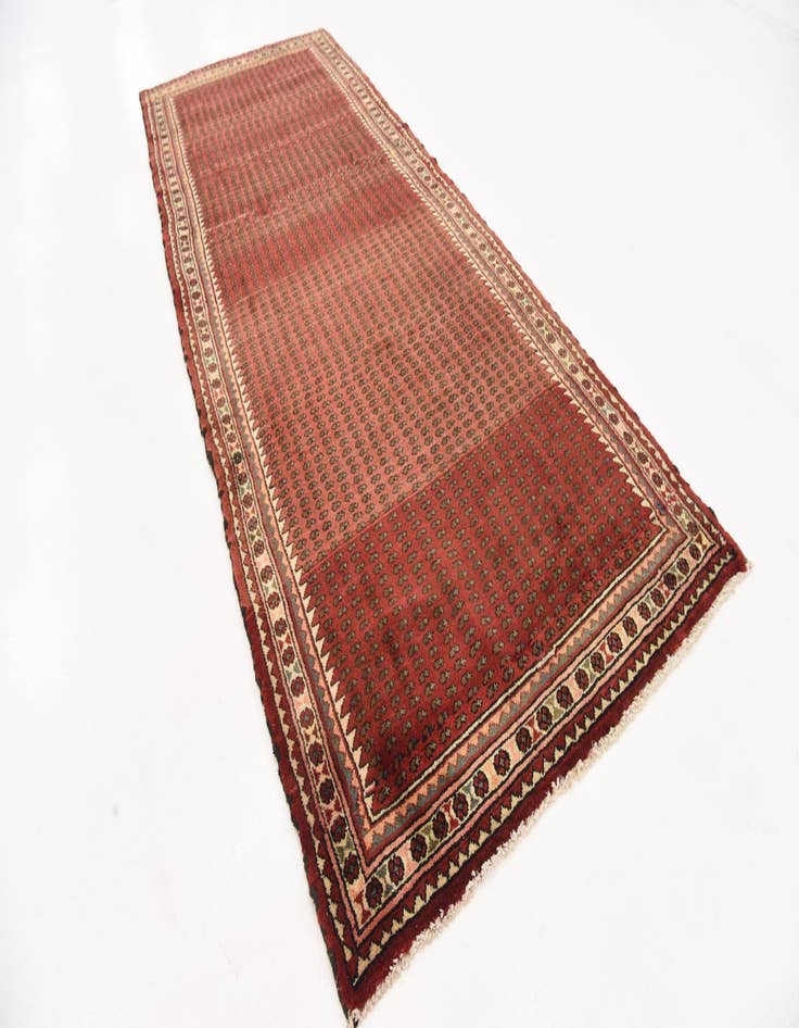 Detail image of  4' 5 x 10' 8  Hand Knotted Koliaei Persian Wool Runner Rug