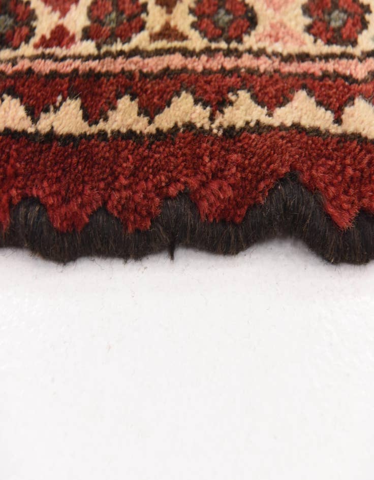Detail image of  4' 5 x 10' 8  Hand Knotted Koliaei Persian Wool Runner Rug