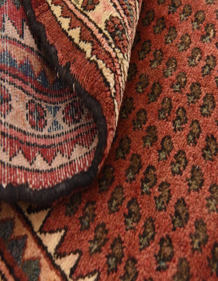 Detail image of  4' 5 x 10' 8  Hand Knotted Koliaei Persian Wool Runner Rug